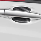 Универсальная защитная чаша для автомобильных дверей из 4 углеволокна, автозапчасти для Volkswagen vw POLO Tiguan Passat Golf EOS Scirocco Jetta