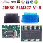 Считыватель кодов автомобиля с чипом PIC18F25K80 ELM327, Bluetooth аппаратное обеспечение V1.5, Супер Мини ELM 327, работает на Android Symbian FW V1.5, лучший