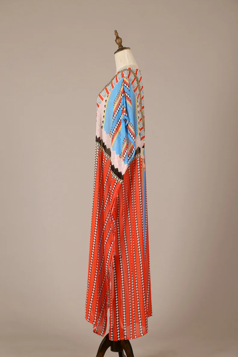 Пляжное платье оверсайз из шифона пляжный купальник накидка халат Пляжная