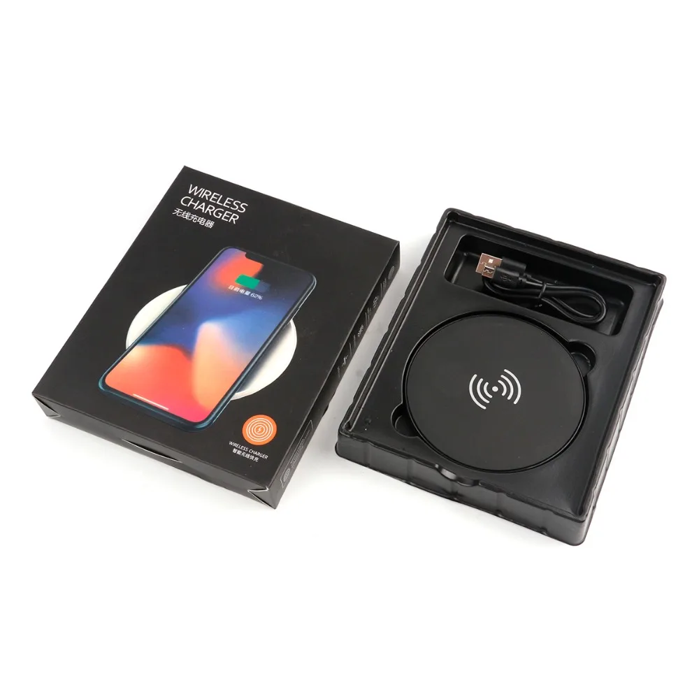 Беспроводное зарядное устройство qi для android телефонов 6 7 8 x iphone X xiao mi samsung galaxy s8 plus