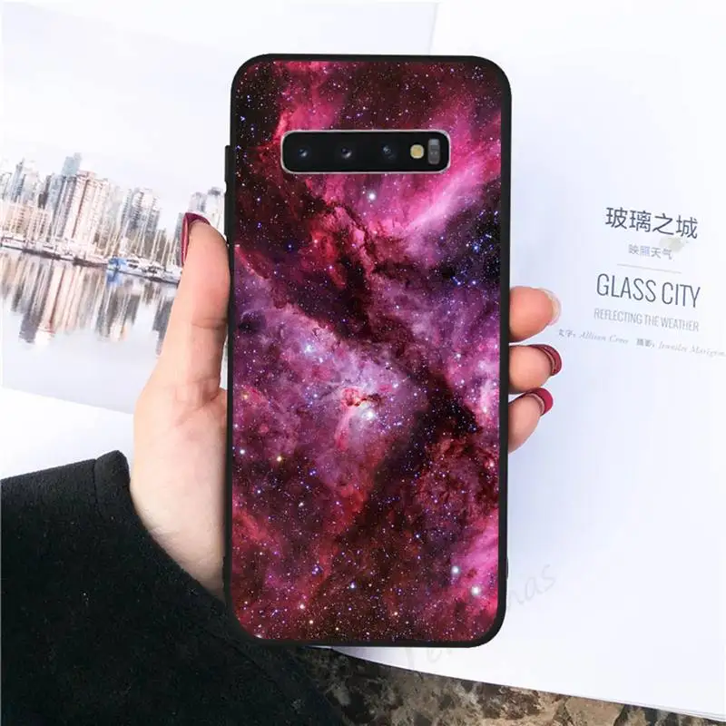 

24space for galaxy universe Star Dark Phone Case For Samsung galaxy S 8 9 10 20 21 30 A 30 50 51 70 note 10 plus Ultra 5g
