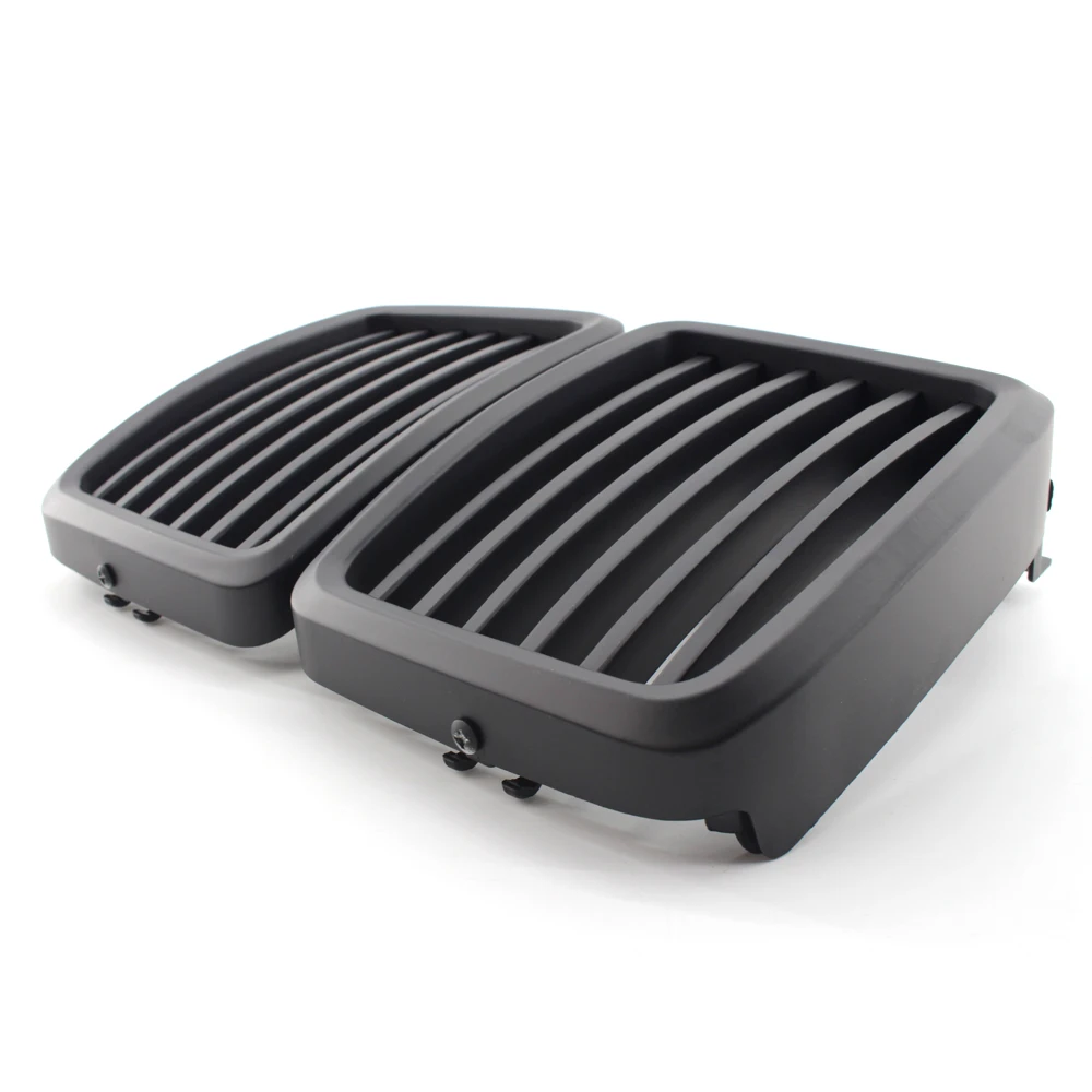 Автомобильная решетка матовый черный передний бампер радиатора гоночная замена