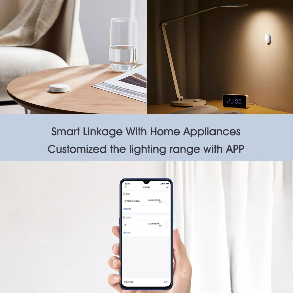 Умный датчик освещения Xiaomi Mijia Zigbee 3 0 Интеллектуальная связь водонепроницаемый