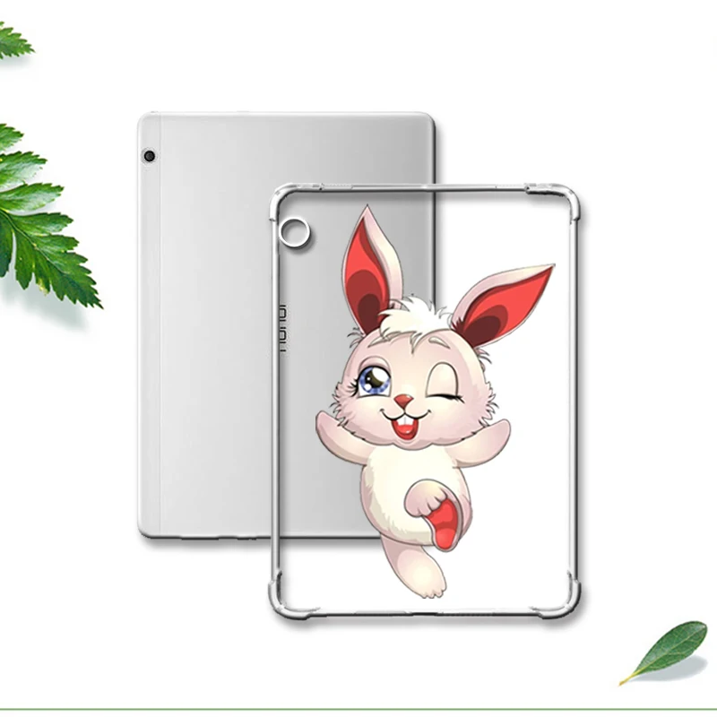 For T3 10 hongertu Окрашенный чехол с сопротивлением падению для huawei Mediapad Медиа Pad M3 M5 T3 8,4 10 Мягкий противоударный планшет для Honor игровой коврик 2 9,6 - Цвет: For T3 10 hongertu