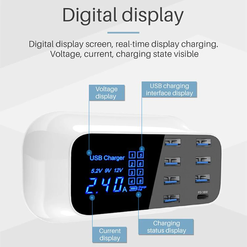 HKHUIBANG Usb зарядное устройство Pd КК 4 0 3 Для IPhone 11 8 X XS /Xiaomi /Samsung S10 телефон зарядная