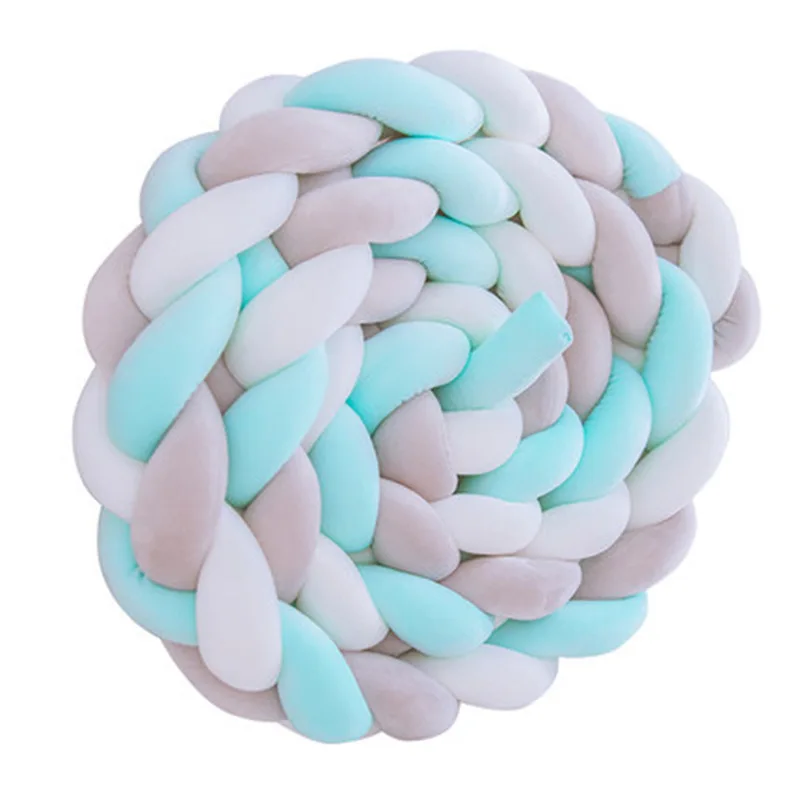 

Baby bed fence Twist braid bed fence Single-strand baby bedside anti-collision strip Anti-fall splicing guardrail baffle 2021 5M