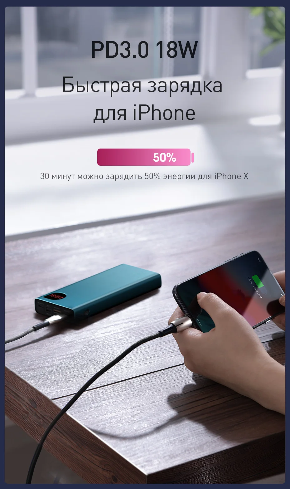 Baseus, 20000 мА/ч, внешний аккумулятор, быстрая зарядка, 4,0, 3,0, USB C, PD, быстрая зарядка, внешний аккумулятор для iPhone 11, портативное зарядное устройство