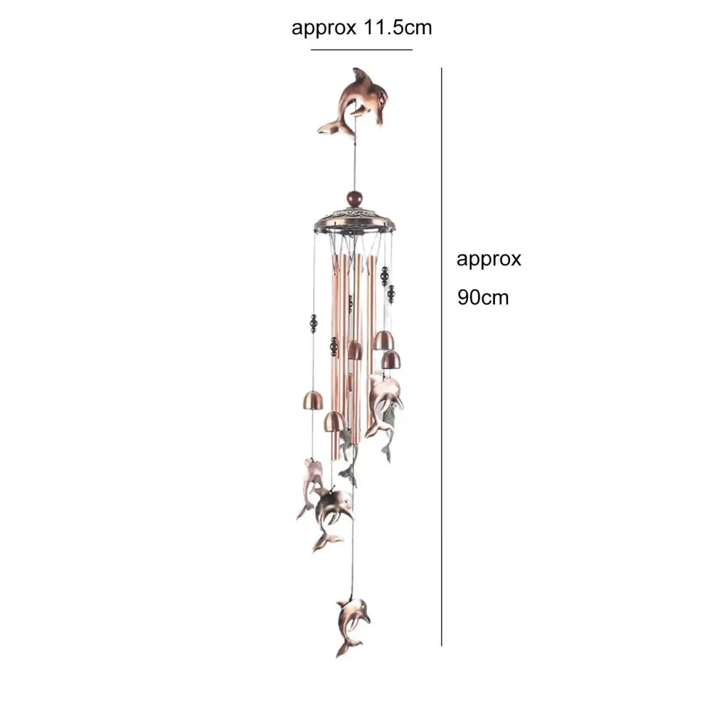 

Hot Sales Wind Chime Vintage Animal Shape Metal Melodious Hanging Windchime Pendant Bell for Home