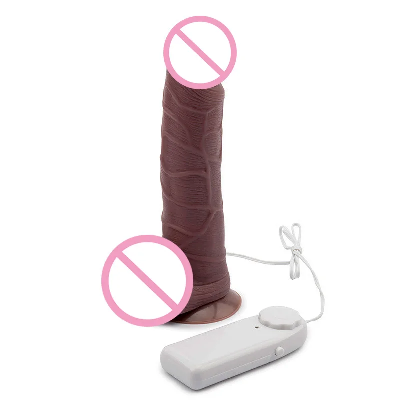 Эротические силиконовый фаллоимитатор больших размеров вибратор вращающийся