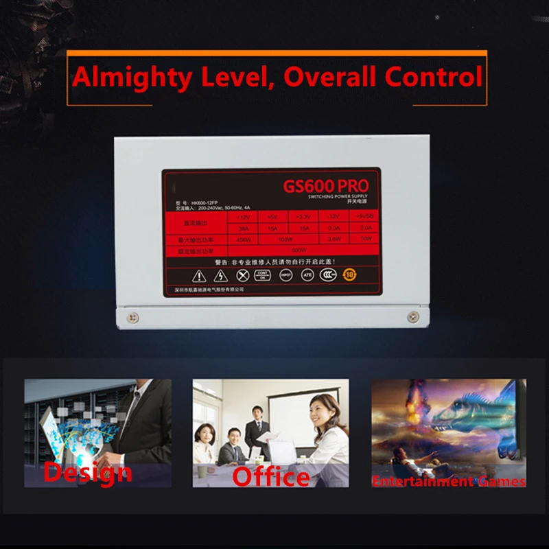 Новый оригинальный PSU для двухъядерного многоъядерного процессора Huntkey