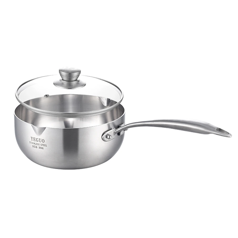 Кастрюля для супа из нержавеющей стали с антипригарным покрытием|Сковороды| |