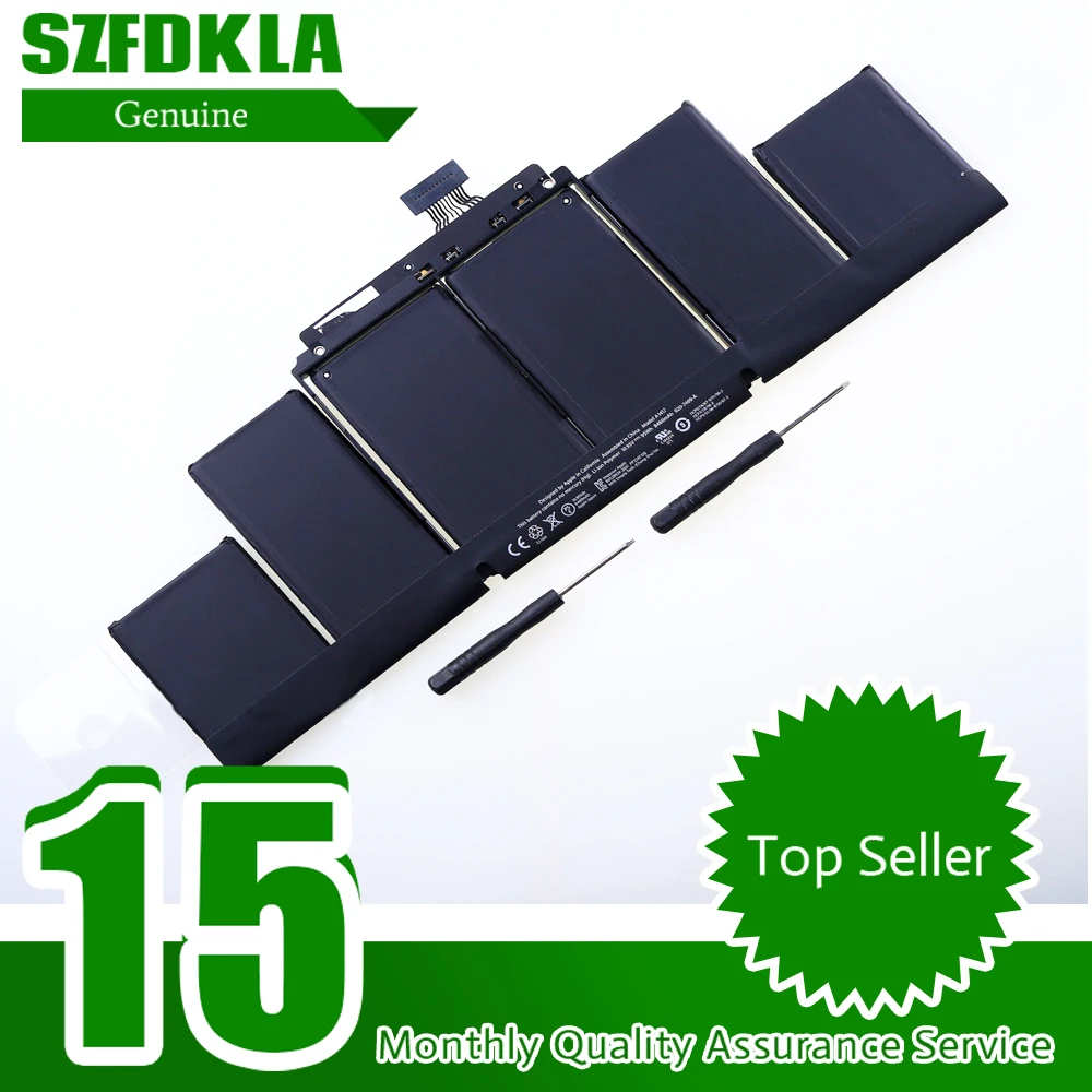 

SZFDKLA 10,95 в 95 Втч новый оригинальный A1417 аккумулятор для APPLE A1398 MC975LL ME665LL ME664LL MC976LL MD831LL