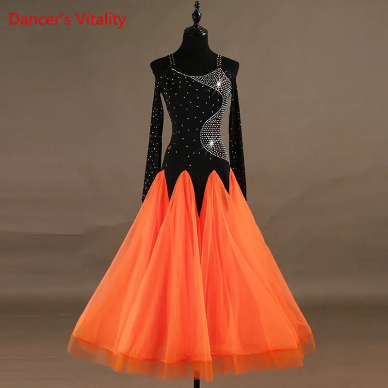 Женские/Детские платья для бальных танцев на заказ стандартная одежда платье