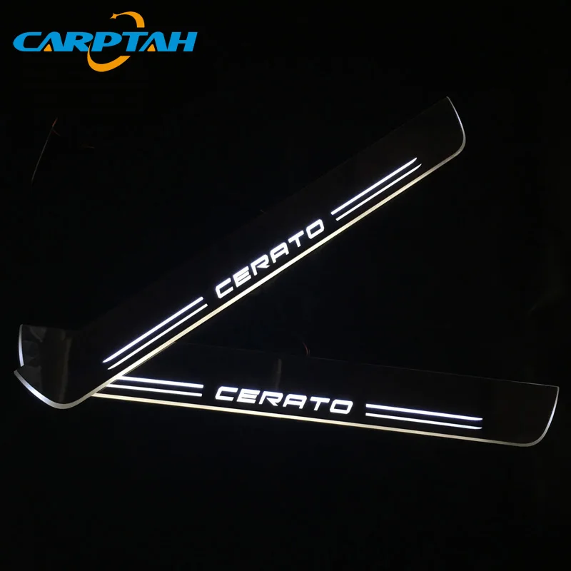 CARPTAH отделкой педаль автомобиля внешние Запчасти светодиодный порога Накладка