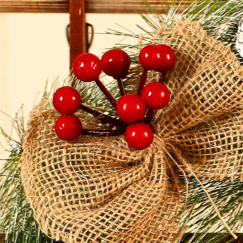 

2021 New Year Christmas Wreath Festive Party Pendant Garland Shopping Mall Door Decorations Advent Wreath Party Prop Decorations