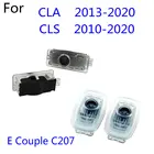 2 шт., Автомобильные светодиодные ламсветильник для дверей Mercedes Benz CLA AMG c117 c118 w118 CLS C257 W257 2010-2020 2018