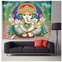 cut india mandala psychedelic tapestry wall hanging bohemian hippie witchcraft supplier elephant tazip buddha decoration
