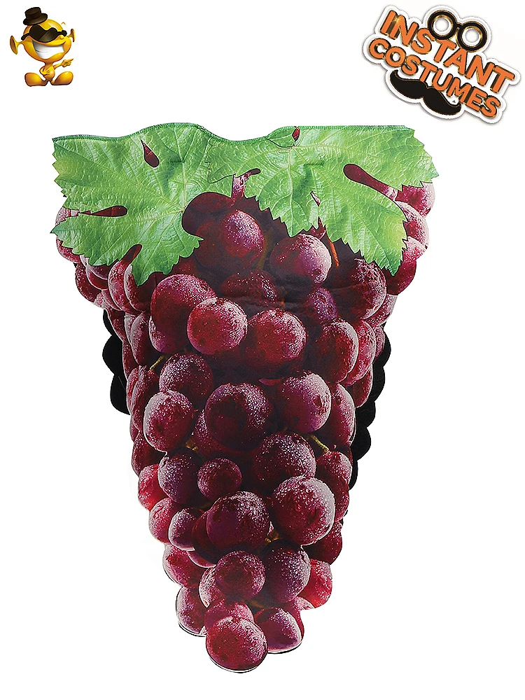 Purim взрослые мужские костюмы с виноградом пурпурные виноградные для косплея