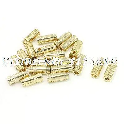 

20 шт., соединительные коннекторы золотого цвета Диаметром 6,5 мм