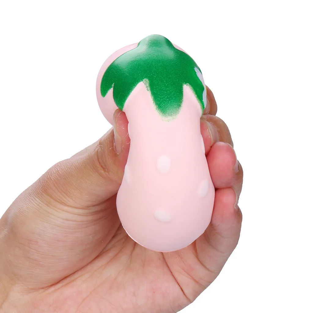 Клубника медленно растет Антистресс игрушка мягкое сжимающее снятие стресса