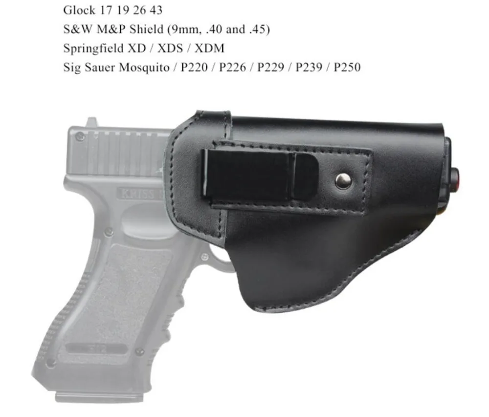 Правый или левый ремень пистолет кобура Glock 17 19 26 43 SIG SAUER P220/P226/P229 талии пистолет кобура для охоты страйкбола