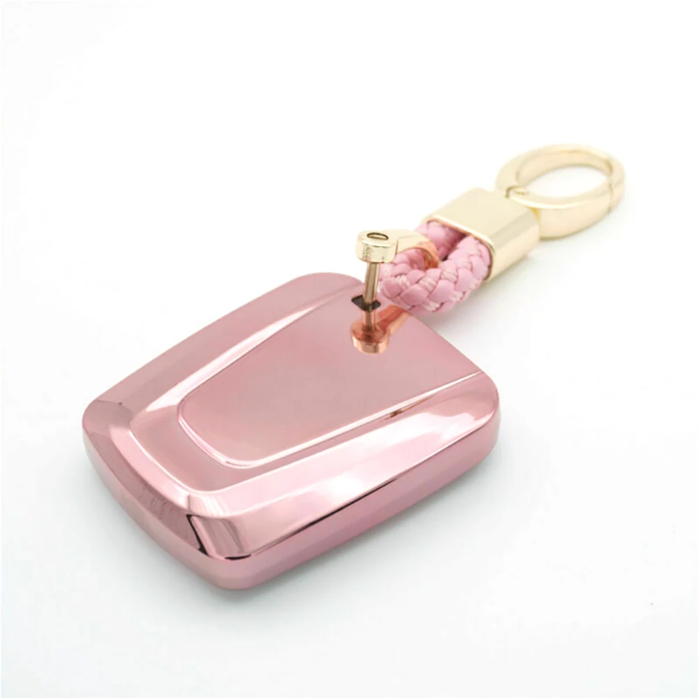 Чехол для автомобильного ключа из мягкого ТПУ с цепочкой ключей BMW i3 i8 Мягкий