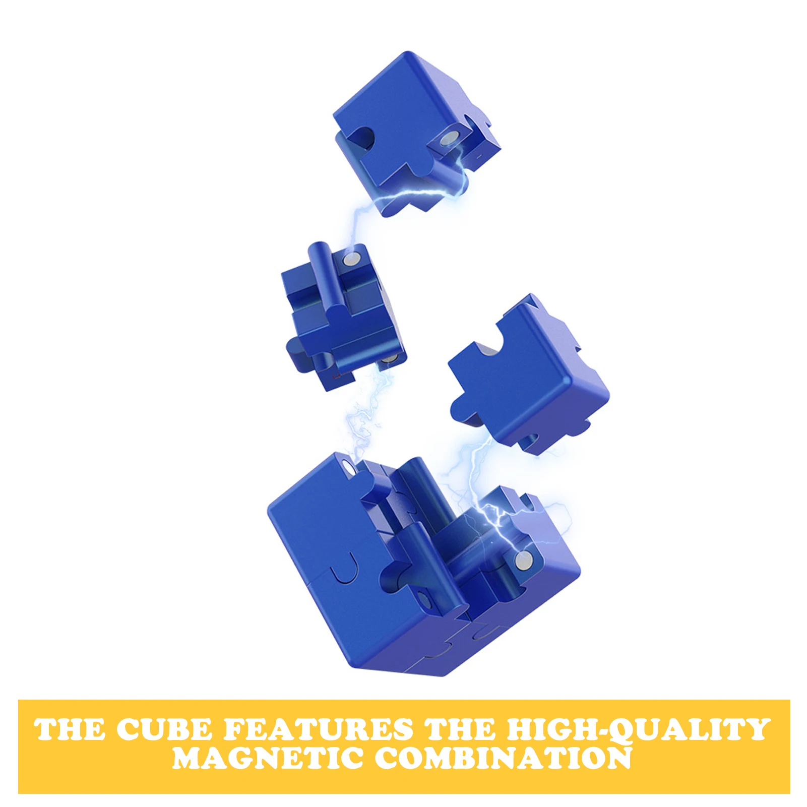 

3D Cube Stress Relief Aluminum Alloy Fidget Toys Kids Small Toy For Adults Fabulous Gift