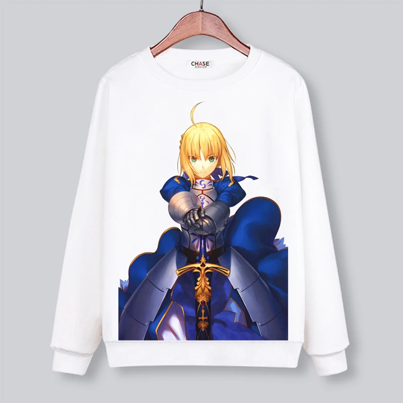 Fate Grand Order Косплей Толстовка для женщин/мужчин с длинным рукавом o-образным