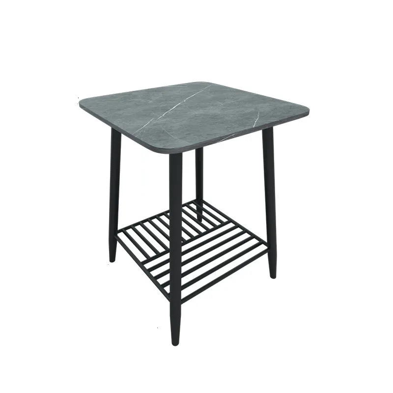 

High end atmosphere rock board edge a few light luxury creative simple sofa edge a few side cabinets small tea table living room