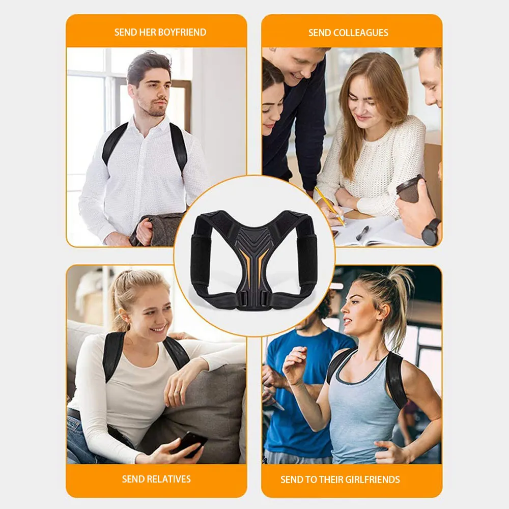 

Postural Corrector Adjustable Posture Corrector Simple Back Support Shoulder Back Brace Posture Back Corset Medical Accessories