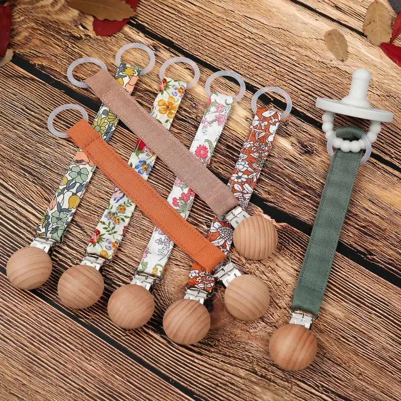 

Pacifier Chain Strap Teether Nipple Holder Soother Belt Newborn Toddler Anti Fall Dummy Nursing Care Tools Cotton Linen Baby