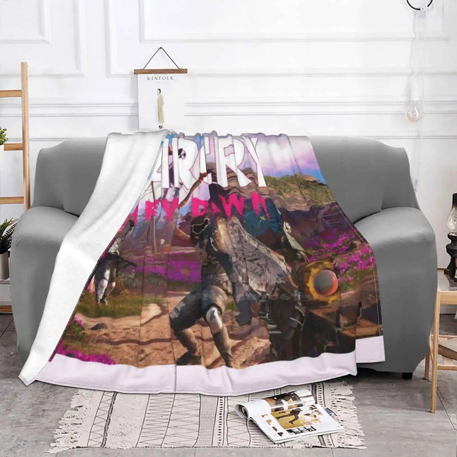 Отдых на природе автомобиль самолёт путешествие портативное одеяло Far Cry 6 Farcry Kid