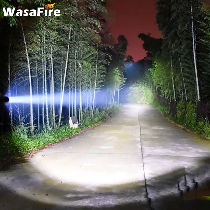 

Newest Waterproof 5 Modes Torch Lamp 1800LM XHP50 Tactical Flashlight Rechargeable 18650/26650 Hunting Lanterna for Camping