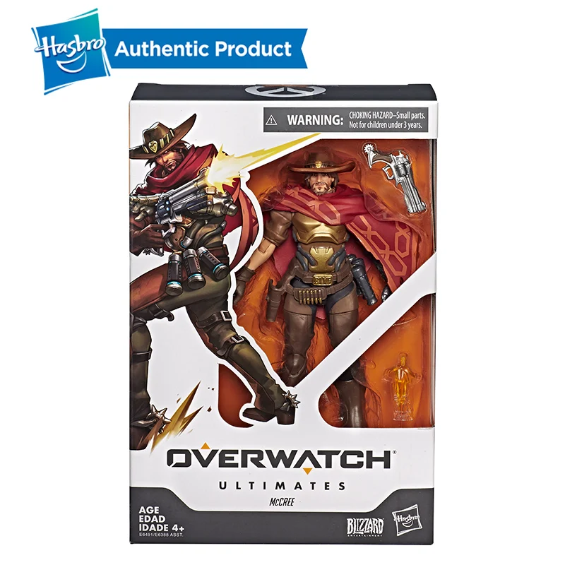 MCCREE Hasbro Overwatch Ultimates серии LUCHINI 6-дюймовый-весы Коллекционная видео Гам характер разработан для любителей и коллекционеров - Цвет: MCCREE