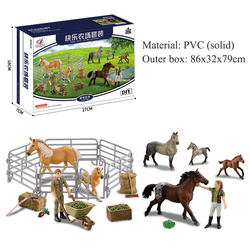 Мини фигурка зоопарка с животными в мире экшн детская игра домашние игрушки