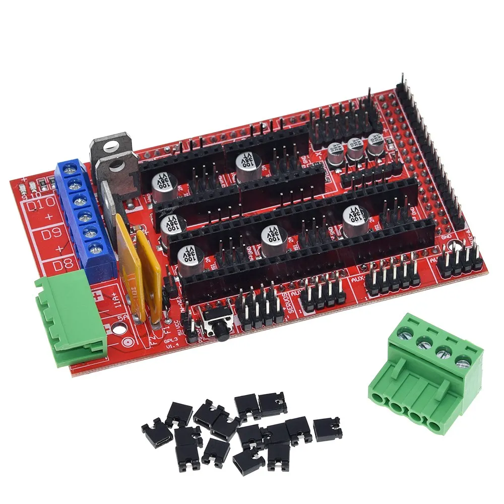 1 шт. RAMPS 1,4 3D панель управления принтером Reprap MendelPrusa для Arduino