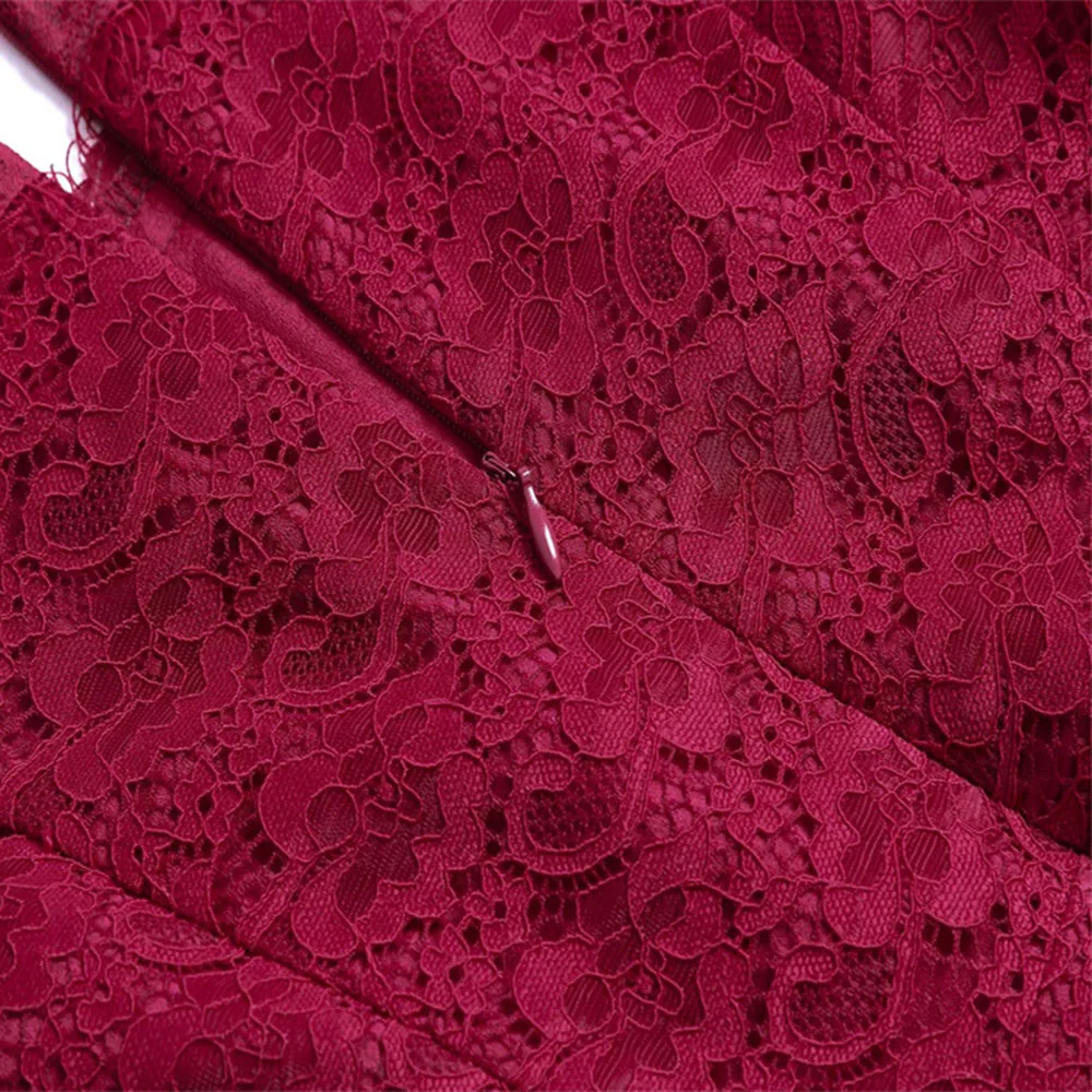 

Western Style Ladies Dresses Spring Summer Fashion Temperament Elegant Simple Lace Sexy High Waist One Shoulder Summer 2021