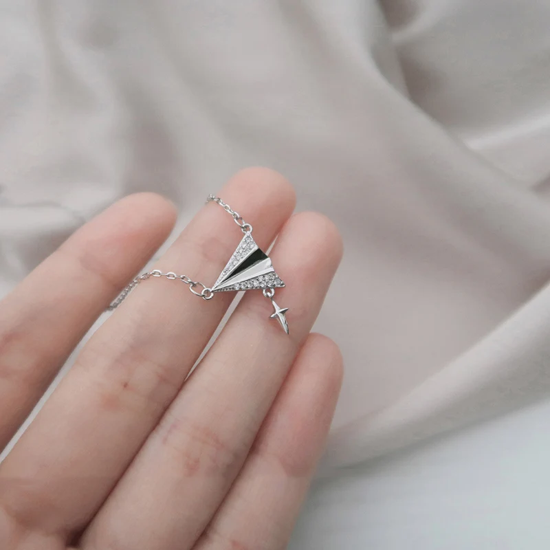 Цепочка ModaOne с кубическим цирконием для женщин и девушек ожерелье до ключиц из