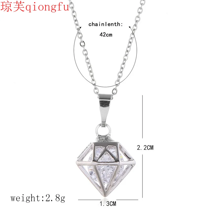 

Woman fashion pendants Cubic Oxidized Hao Stone Earrings Necklace Set Korean Fashion Simple Set Luxury Wedding Bridesmaid Gift