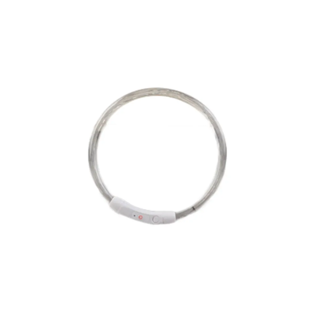 Перезаряжаемый Водонепроницаемый светодиодный мигающий ошейник с USB безопасный