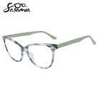 Женская оправа для очков SASAMIA, зеленая оправа для очков, оптическая оправа для очков для женщин, для близорукости, Gafas Oculos WD1158