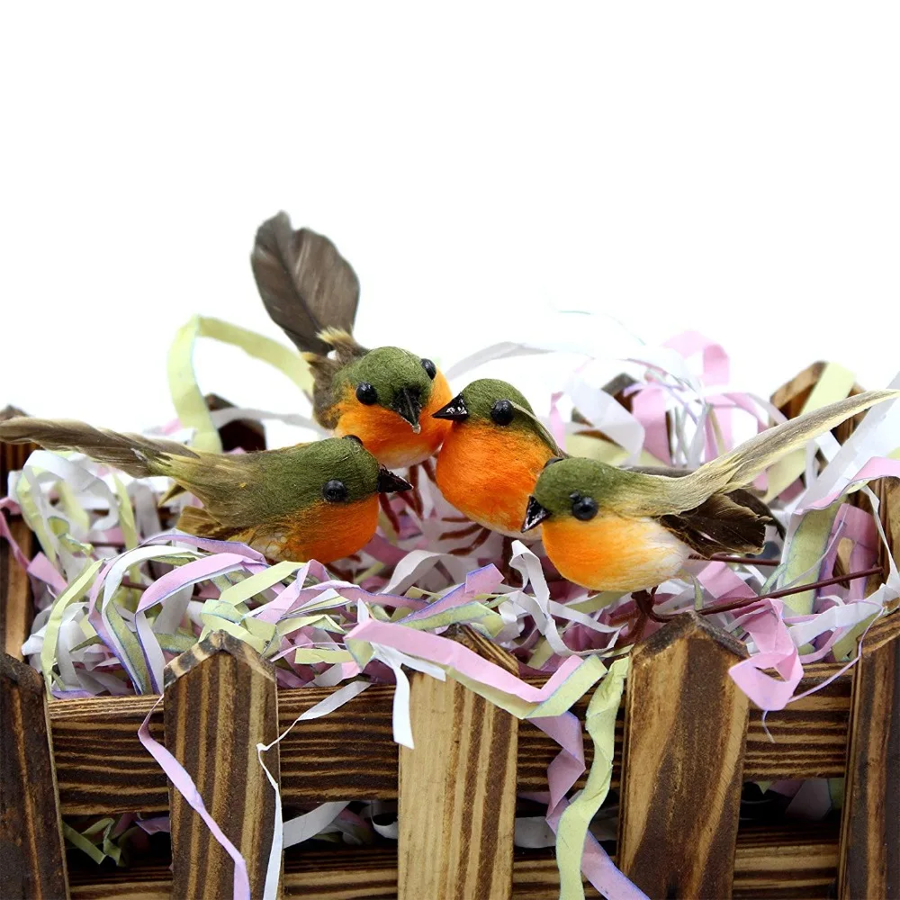 10 шт. декоративные искусственные перья для украшения ёлки | Дом и сад