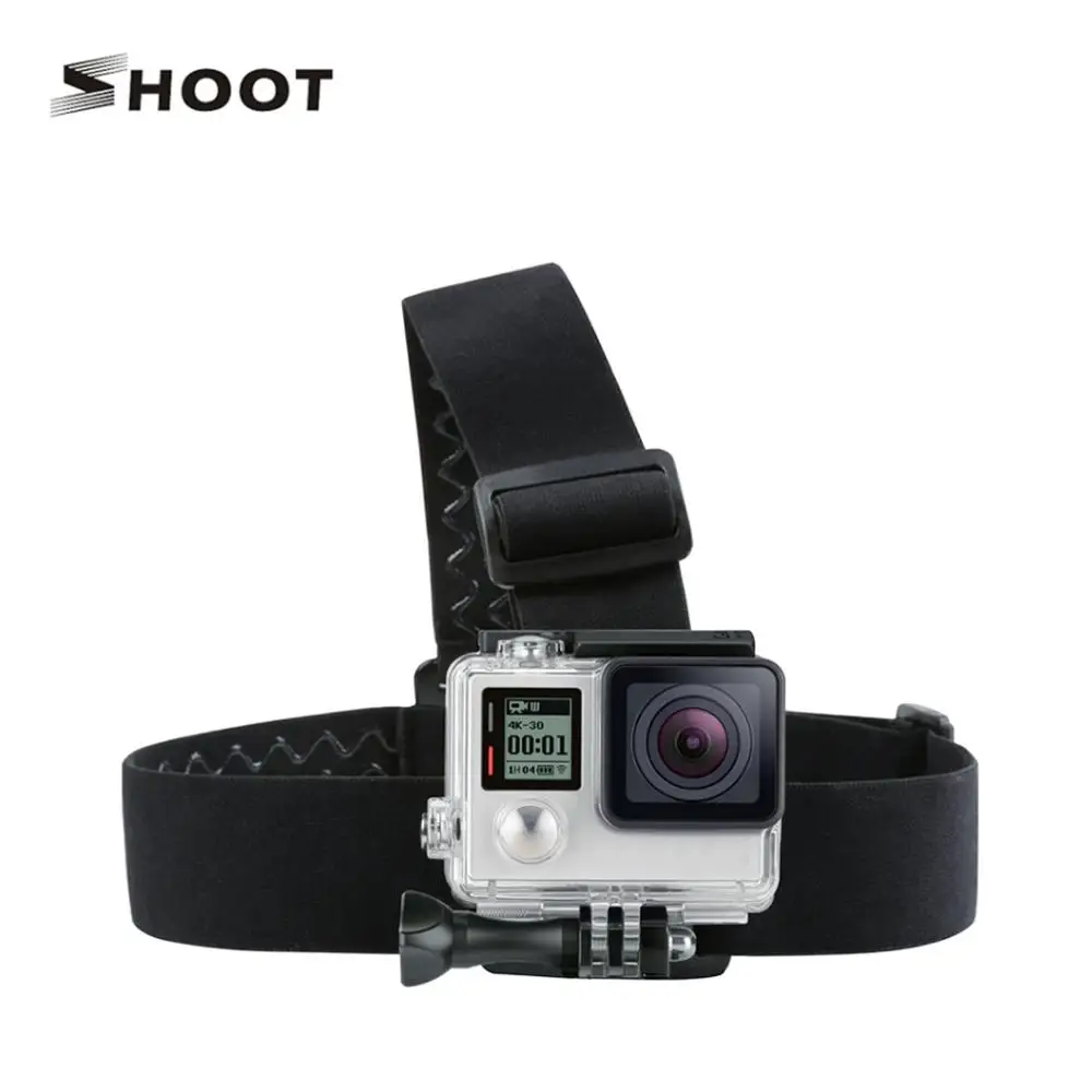 

Elastic Adjustable Harness Head Strap Mount Belt for GoPro HD Hero 1/2/3/4/5/6/7 SJCAM Black Action Camera Accessories