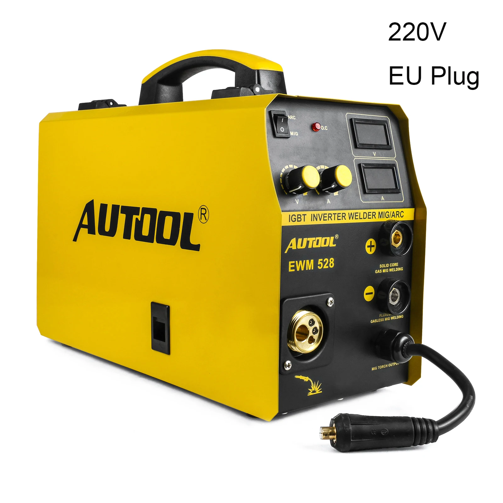 MIG Welder 220V 160Amp Overheat Protection IGBT Portable Welding Machine Assembly Fit with 1/8" Rod EU Plug | Автомобили и