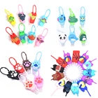 Силиконовый одноразовый гель-держатель для рук, миниатюрный антисептик для рук, с животными