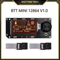 bigtreetech mini 12864 v1 0 lcd mini12864 display screen 5v voron 2 4 support marlin skr v1 4 turbo 3d printer parts ramps 1 4
