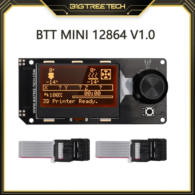 BIGTREETECH Mini 12864 V1.0 LCD Mini12864 экран дисплея 5V VORON 2.4 Поддержка Marlin SKR V1.4 Turbo 3D принтеры RAMPS 1