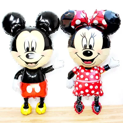 Гигантские 114 см воздушные шары в форме Микки Минни мультфильм День Рождения