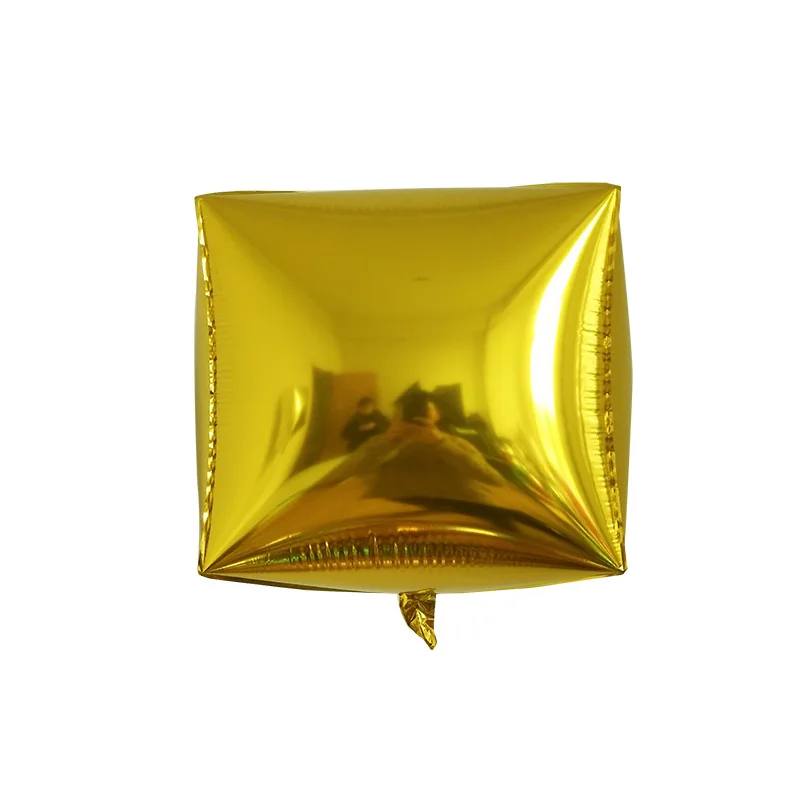 

24 inch 4D Stereoscopic Gift Box Foil Balloons Cube Ballon Birthday Party Wedding Decorations Christmas New Year Party Supplies