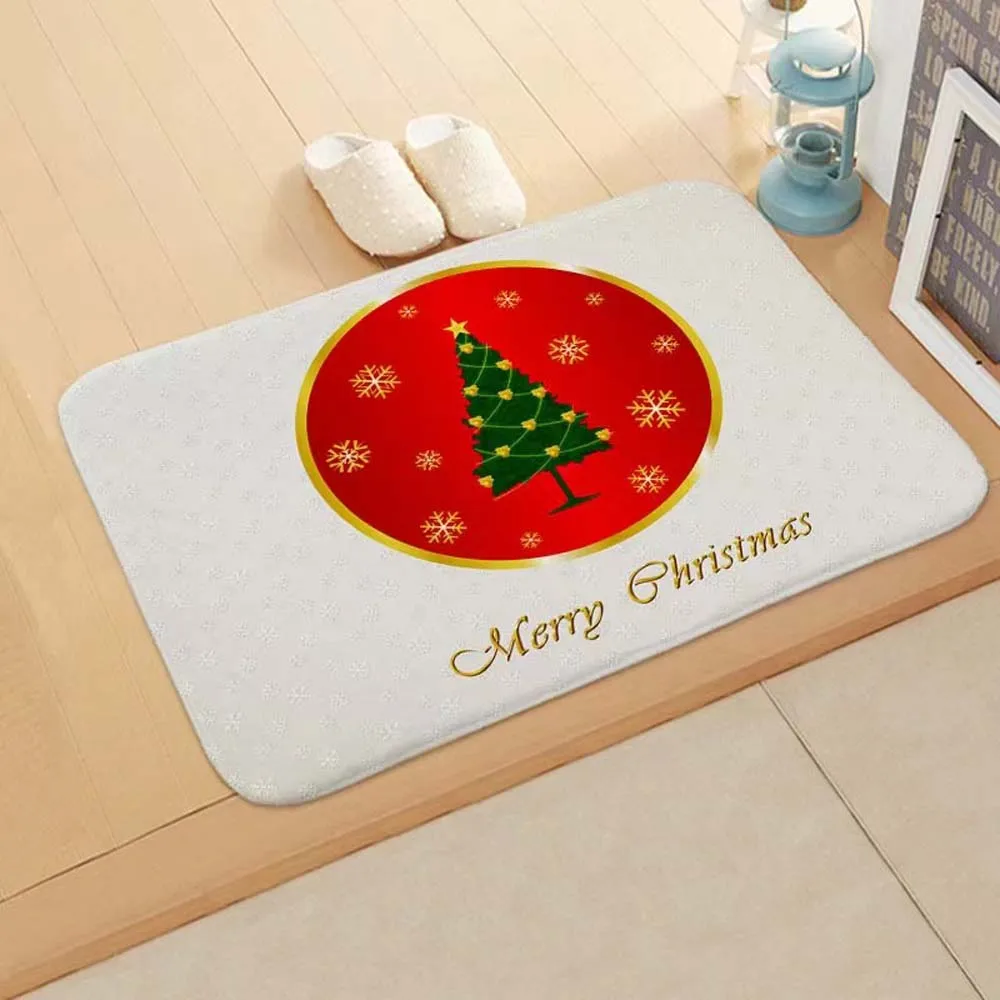 

Super absorbent floor mat Quick Drying Bathroom Rug Non-slip Entrance Doormat Christmas bsorbent floor mat Toilet Carpet